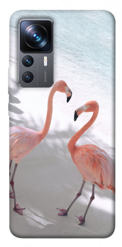 Чехол itsPrint Flamingos для Xiaomi 12T / 12T Pro