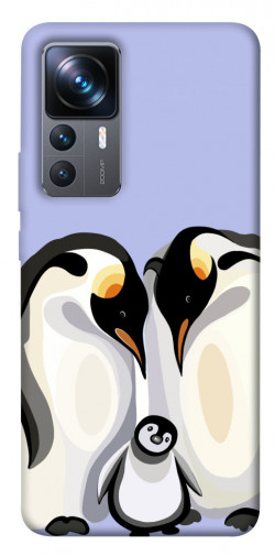Чохол itsPrint Penguin family для Xiaomi 12T / 12T Pro
