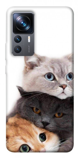 Чехол itsPrint Три кота для Xiaomi 12T / 12T Pro
