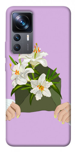 Чехол itsPrint Flower message для Xiaomi 12T / 12T Pro