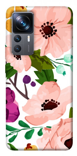 Чохол itsPrint Акварельні квіти для Xiaomi 12T / 12T Pro