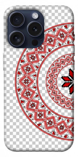 Чехол itsPrint Вышиванка 3 для Apple iPhone 15 Pro (6.1")