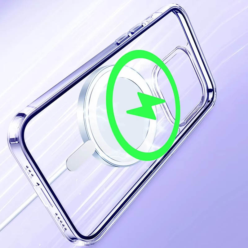Прозрачный чехол Clear Case with MagSafe для Apple iPhone 13 Pro Max (6.7) | на картинке №7