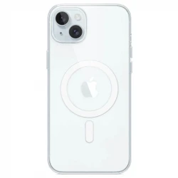 Чохол TPU Clear Case with MagSafe для Apple iPhone 15 (6.1")