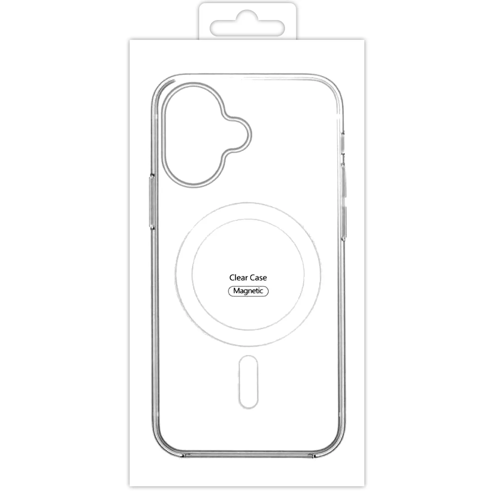 Чохол TPU Clear Case with MagSafe для Apple iPhone 16 (6.1"), Clear 2, TPU, купити оптом з доставкою