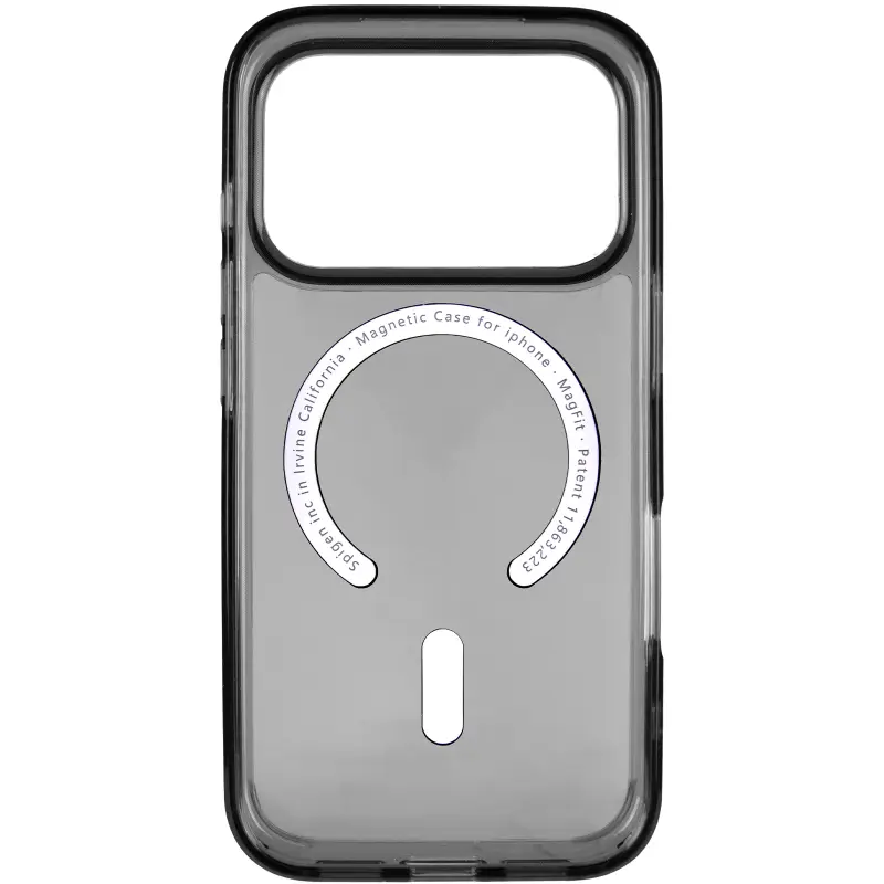 Чехол SGP Black Matte Magnetic Fit для Apple iPhone 17 Pro Max (6.9"), Black 3, Силикон, купить оптом с доставкой