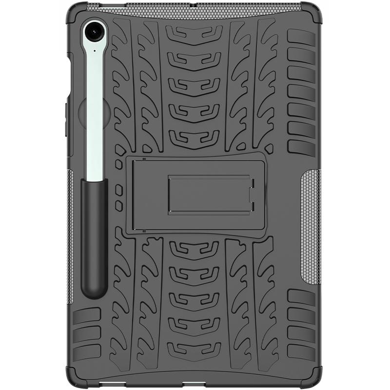 TPU+PC чохол Protector Stand для Samsung Galaxy Tab S9 / S9 FE / S10 FE на малюнкі №1