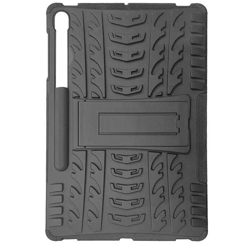 TPU+PC чехол Protector Stand для Samsung Galaxy Tab S9 / S9 FE / S10 FE (Pen slot), Black 3, TPU+PC, купить оптом с доставкой