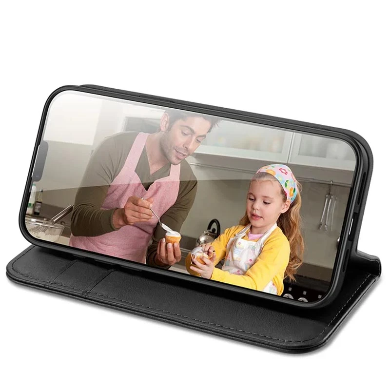 Чехол-книжка Dux Ducis Hivo для Apple iPhone 16e / 17e (6.1"), Black 4, Искусственная кожа, купить оптом с доставкой