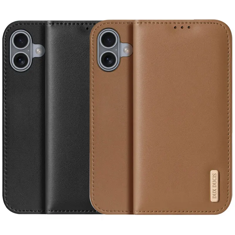 Чехол-книжка Dux Ducis Hivo для Apple iPhone 17 (6.3"), Искусственная кожа, купить оптом с доставкой