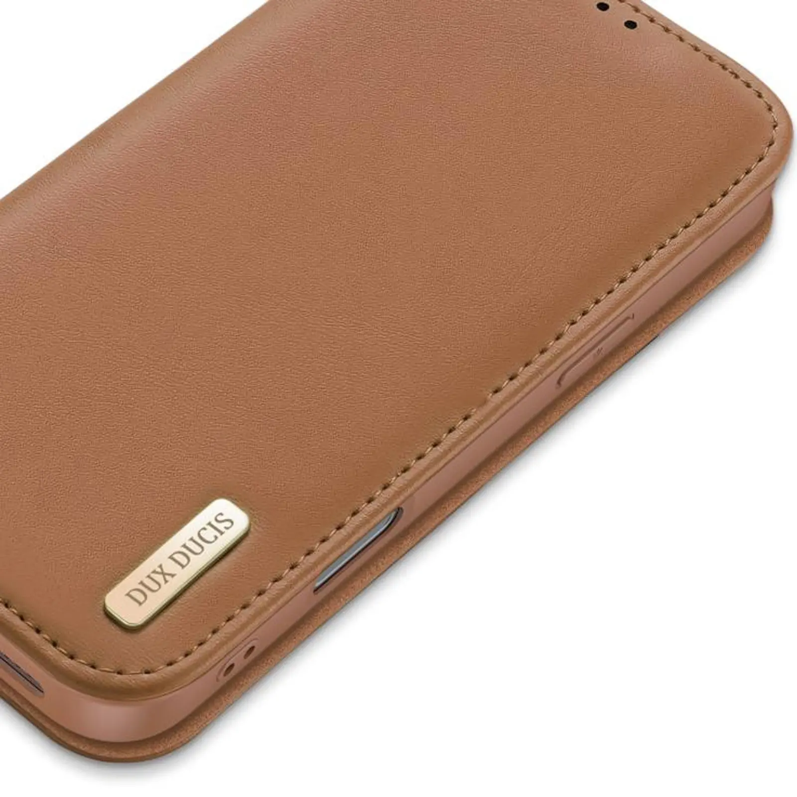Чехол-книжка Dux Ducis Hivo для Apple iPhone 17 Pro Max (6.9"), Brown 1, Искусственная кожа, купить оптом с доставкой