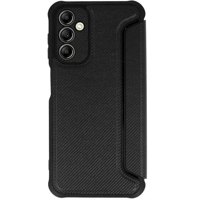 Кожаный чехол-книжка GETMAN Razor (PU) для Samsung Galaxy A15 4G/5G / M15 5G, Black 1, Искусственная кожа, купить оптом с доставкой