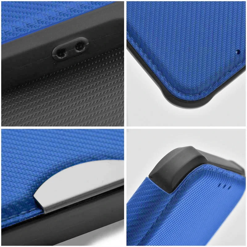 Кожаный чехол-книжка GETMAN Razor (PU) для Samsung Galaxy A15 4G/5G / M15 5G, Blue 3, Искусственная кожа, купить оптом с доставкой
