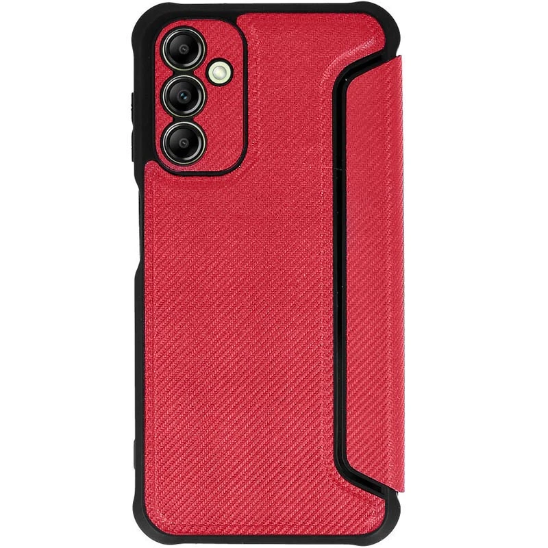 Кожаный чехол-книжка GETMAN Razor (PU) для Samsung Galaxy A15 4G/5G / M15 5G, Red 1, Искусственная кожа, купить оптом с доставкой