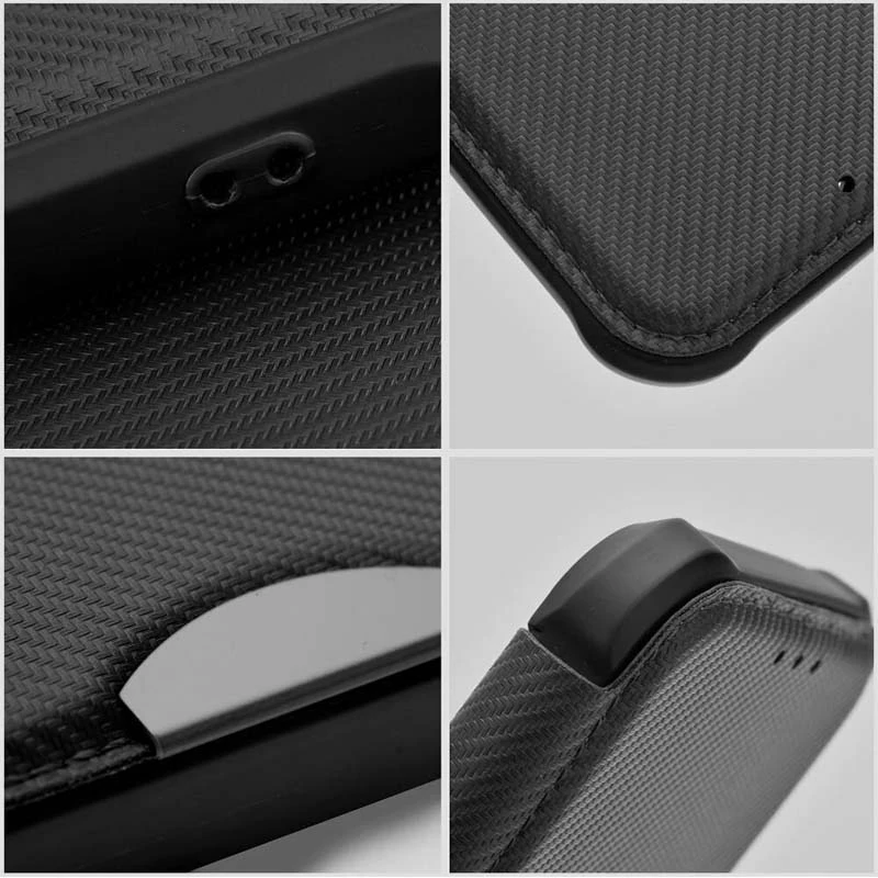 Кожаный чехол-книжка GETMAN Razor (PU) для Samsung Galaxy A55, Black 4, Искусственная кожа, купить оптом с доставкой