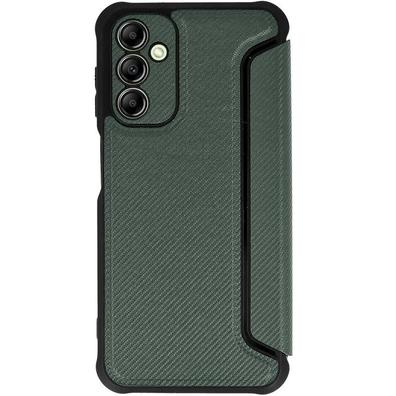 Кожаный чехол-книжка GETMAN Razor (PU) для Samsung Galaxy A55, Green 1, Искусственная кожа, купить оптом с доставкой