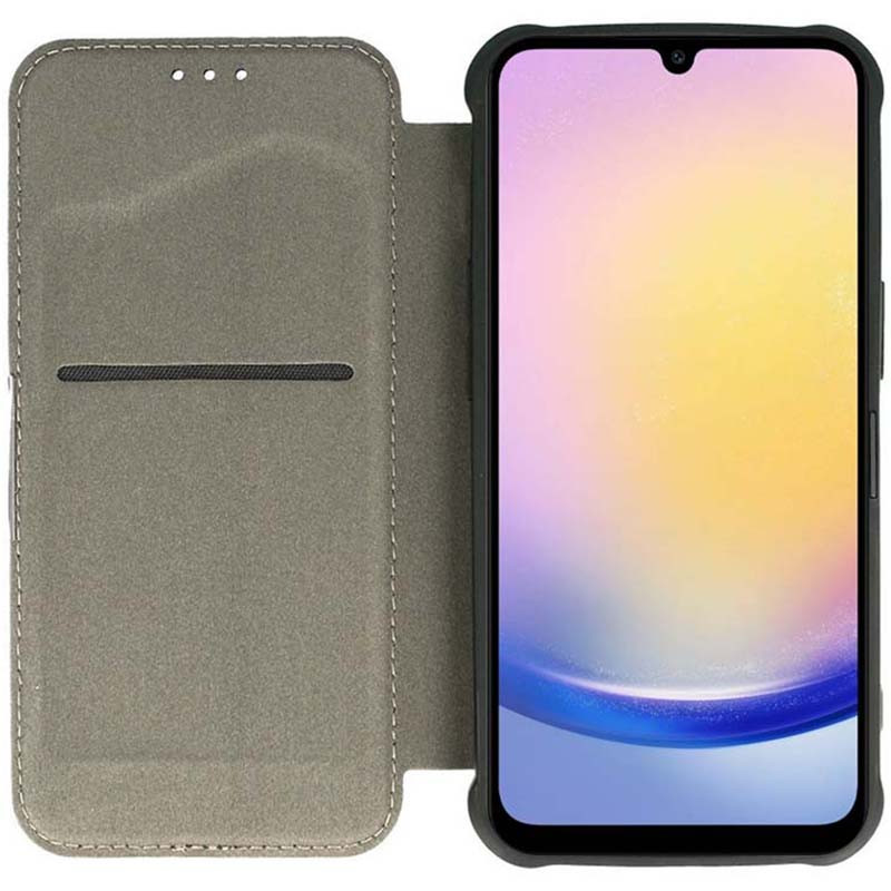 Шкіряний чохол книжка GETMAN Razor Carbon Style для Samsung Galaxy A26 5G | Тиснення під карбон на малюнкі №3