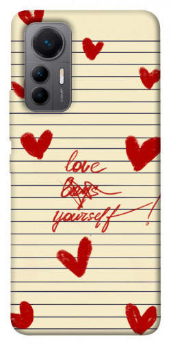 Чехол itsPrint Love yourself для Xiaomi 12 Lite