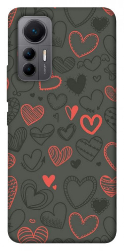 Чехол itsPrint Милые сердца для Xiaomi 12 Lite