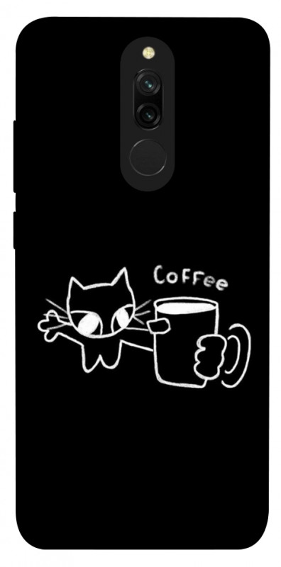Чехол itsPrint Wake Up Call для Xiaomi Redmi 8, black, купить оптом с доставкой