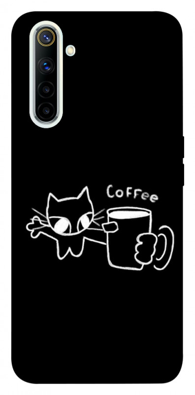 Чехол itsPrint Wake Up Call для Realme 6, black, купить оптом с доставкой