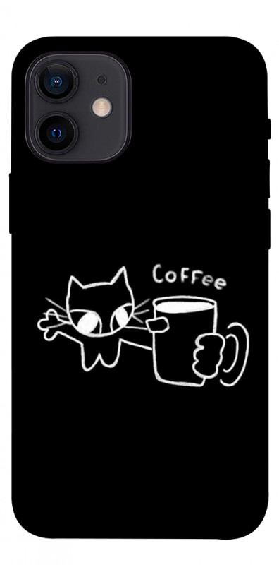 Чехол itsPrint Wake Up Call для Apple iPhone 12 mini (5.4"), black, купить оптом с доставкой