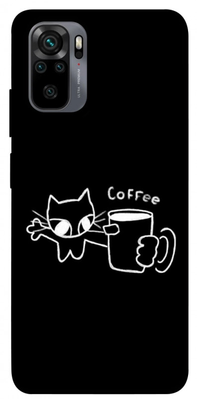 Чехол itsPrint Wake Up Call для Xiaomi Redmi Note 10 / Note 10s, black, купить оптом с доставкой