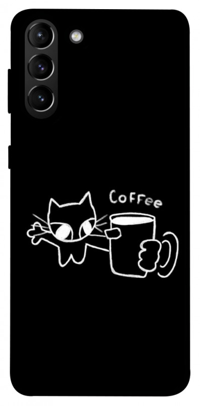 Чехол itsPrint Wake Up Call для Samsung Galaxy S21+, black, купить оптом с доставкой