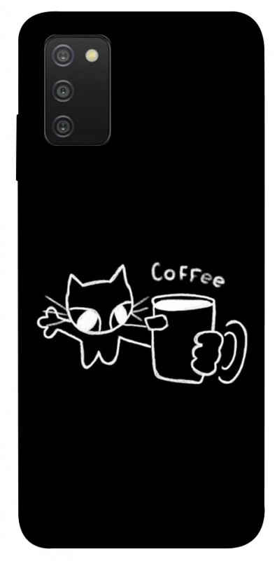 Чехол itsPrint Wake Up Call для Samsung Galaxy A03s, black, купить оптом с доставкой