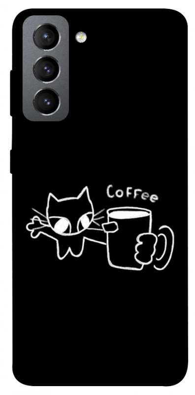 Чехол itsPrint Wake Up Call для Samsung Galaxy S21 FE, black, купить оптом с доставкой