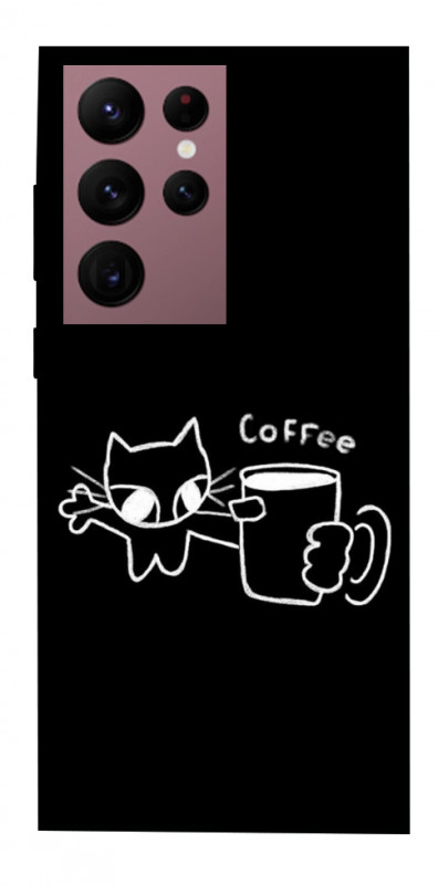 Чехол itsPrint Wake Up Call для Samsung Galaxy S22 Ultra, black, купить оптом с доставкой