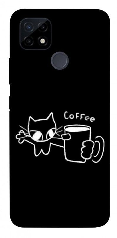 Чехол itsPrint Wake Up Call для Realme C21Y, black, купить оптом с доставкой
