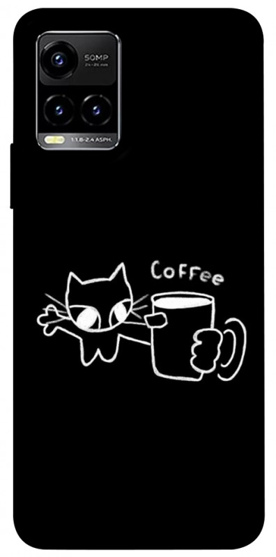 Чехол itsPrint Wake Up Call для Vivo Y21 / Y33s, black, купить оптом с доставкой