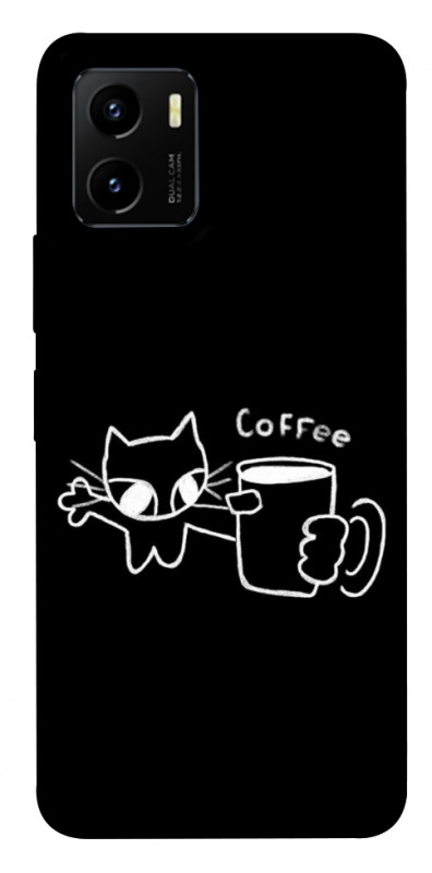Чехол itsPrint Wake Up Call для Vivo Y15s, black, купить оптом с доставкой