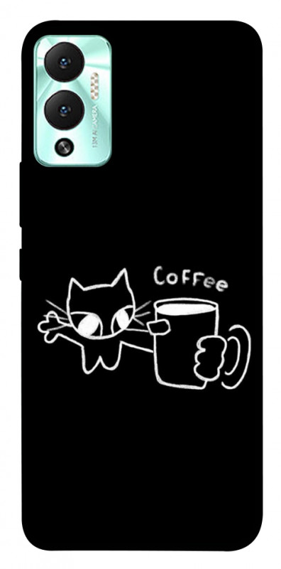 Чехол itsPrint Wake Up Call для Infinix Hot 12 Play, black, купить оптом с доставкой