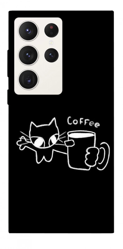 Чехол itsPrint Wake Up Call для Samsung Galaxy S23 Ultra, black, купить оптом с доставкой
