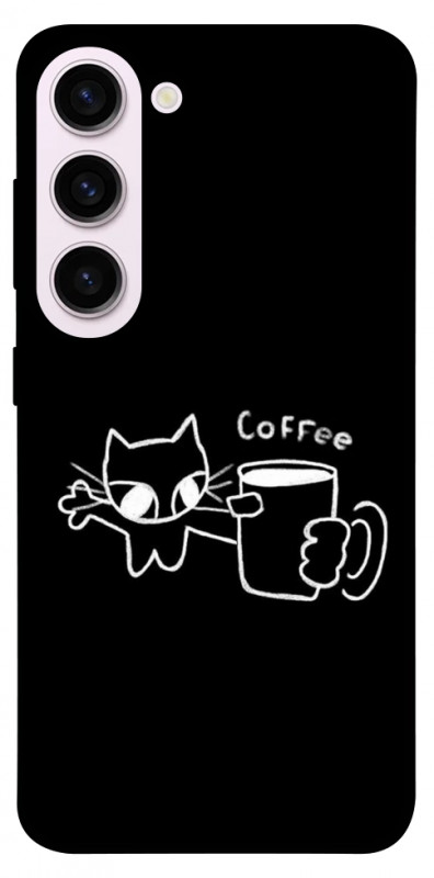 Чехол itsPrint Wake Up Call для Samsung Galaxy S23+, black, купить оптом с доставкой