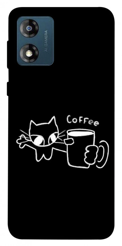 Чехол itsPrint Wake Up Call для Motorola Moto E13, black, купить оптом с доставкой