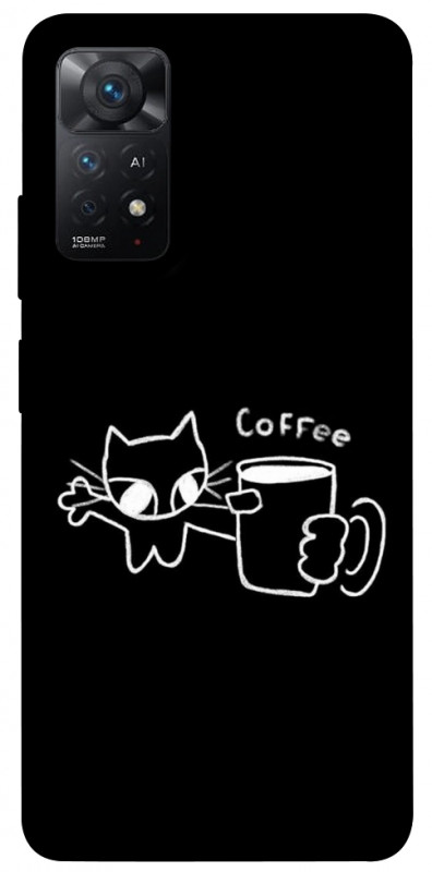 Чехол itsPrint Wake Up Call для Xiaomi Redmi Note 11 Pro 4G/5G, black, купить оптом с доставкой