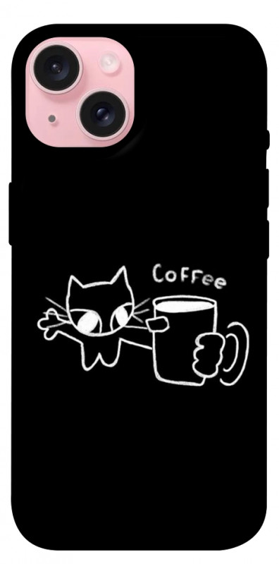 Чехол itsPrint Wake Up Call для Apple iPhone 15 (6.1"), black, купить оптом с доставкой