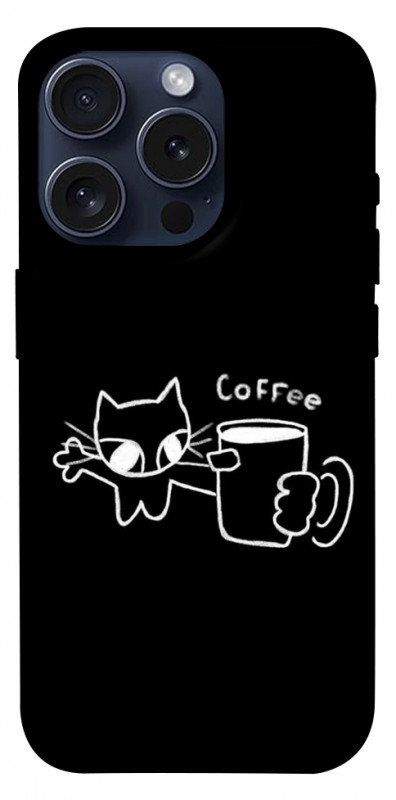 Чехол itsPrint Wake Up Call для Apple iPhone 15 Pro (6.1"), black, купить оптом с доставкой