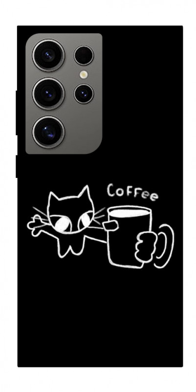 Чехол itsPrint Wake Up Call для Samsung Galaxy S24 Ultra, black, купить оптом с доставкой