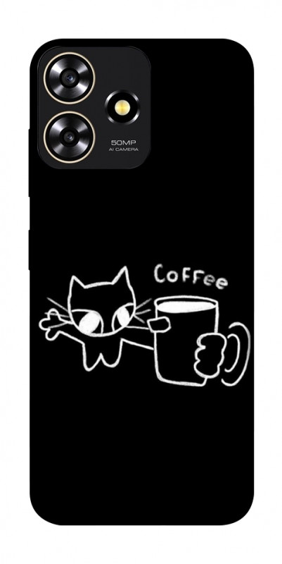 Чехол itsPrint Wake Up Call для ZTE Blade A73 4G, black, купить оптом с доставкой