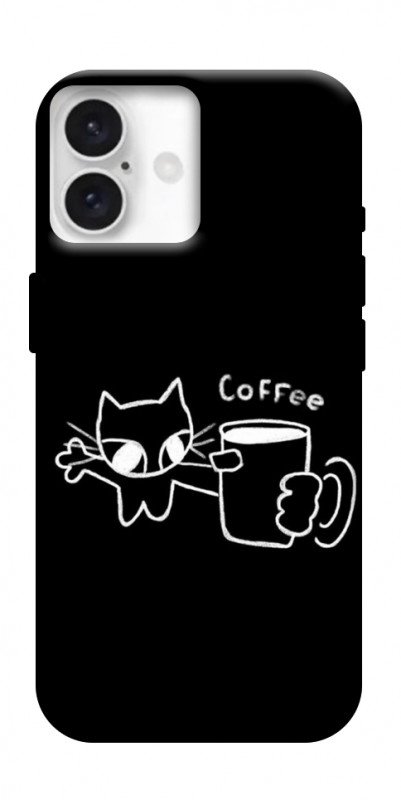 Чехол itsPrint Wake Up Call для Apple iPhone 16 (6.1"), black, купить оптом с доставкой