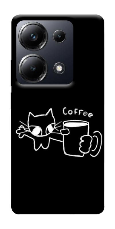 Чехол itsPrint Wake Up Call для Xiaomi Redmi 13 4G / Poco M6 4G, black, купить оптом с доставкой