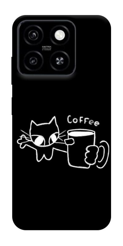 Чехол itsPrint Wake Up Call для ZTE Blade A55 4G, black, купить оптом с доставкой