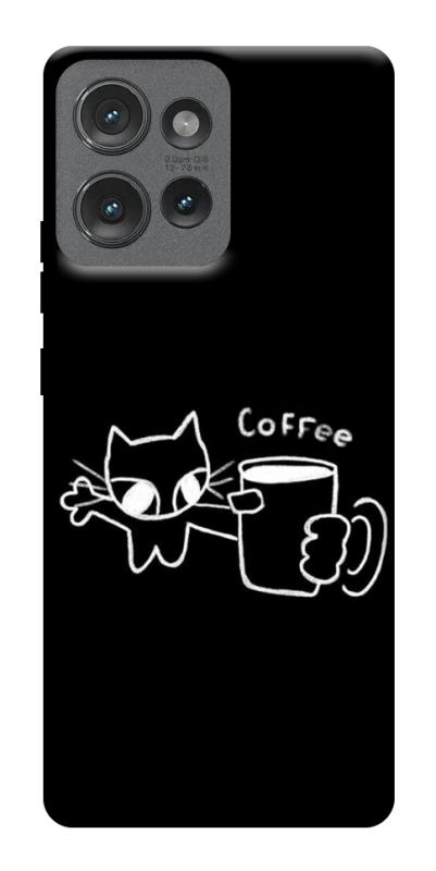 Чехол itsPrint Wake Up Call для Motorola Edge 50, black, купить оптом с доставкой