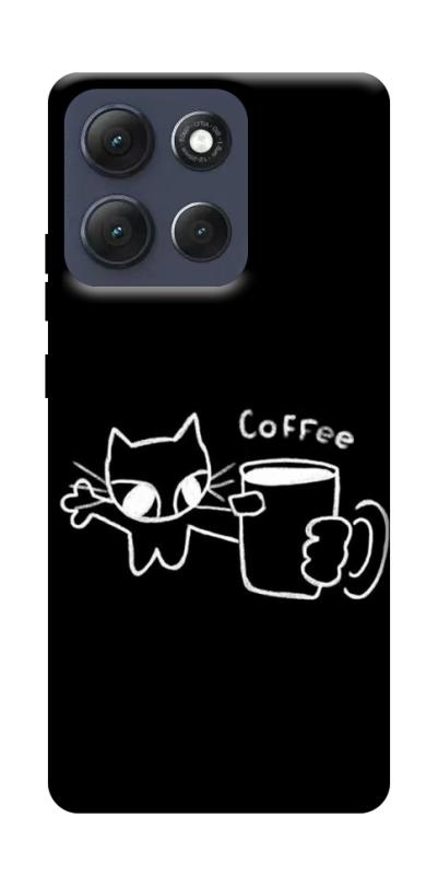 Чехол itsPrint Wake Up Call для Motorola Moto G86 Power, black, купить оптом с доставкой