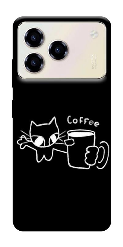 Чехол itsPrint Wake Up Call для ZTE Blade A76, black, купить оптом с доставкой