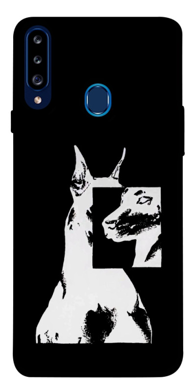Чехол itsPrint Look для Samsung Galaxy A20s, black, купить оптом с доставкой